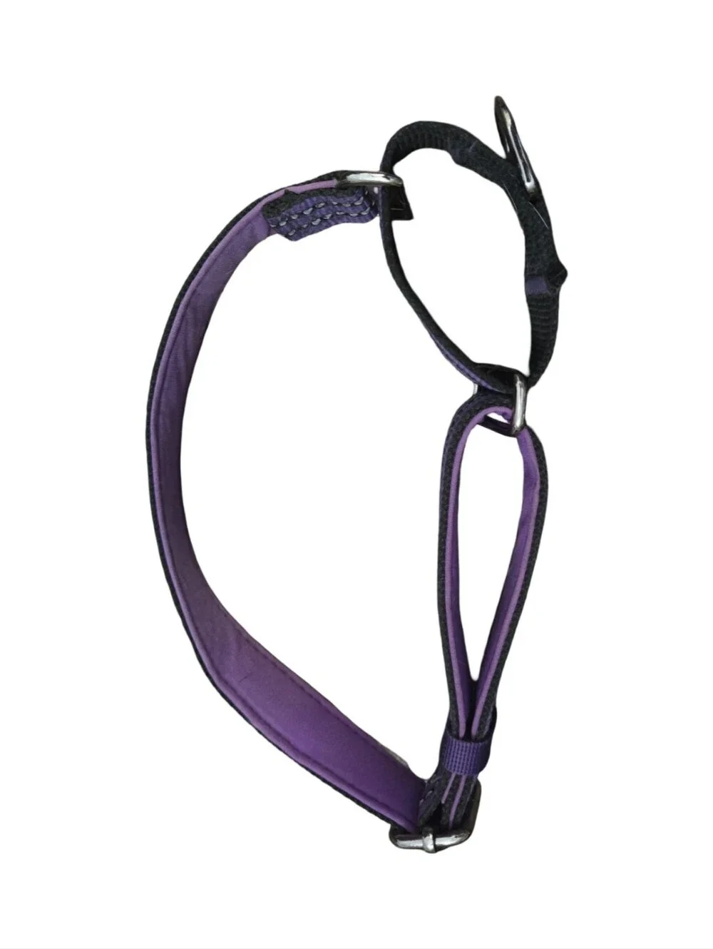 Dog Collar Martingale Training Reflective Adjustable Padded Comfort 1 Inch